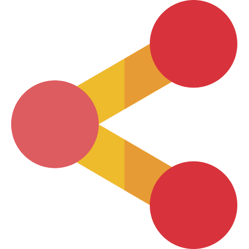 Circles share shapes circles icon