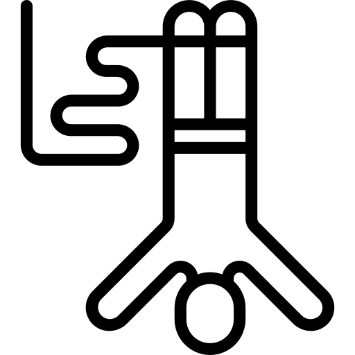 Bungee jumping bridge extreme sports bungee jumping icon