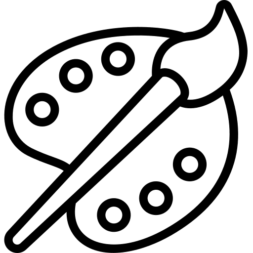 Painting painting art and design paint brush icon