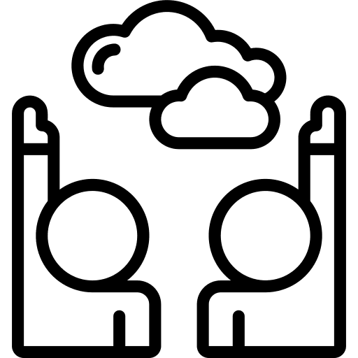 Cloud watching cloud watching free time leisure icon