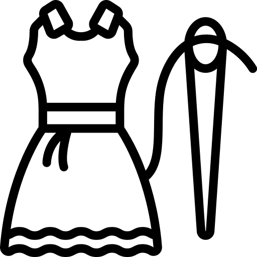 Dressmaking modiste dresses stylish icon