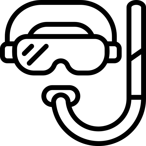 Scuba diving holidays goggles scuba diving icon