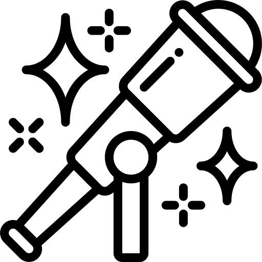 Astronomy telescope astronomy education icon