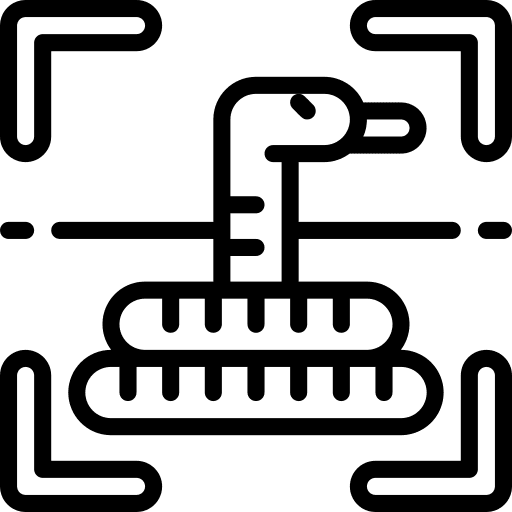 Herping hobbies and free time snake zoology icon