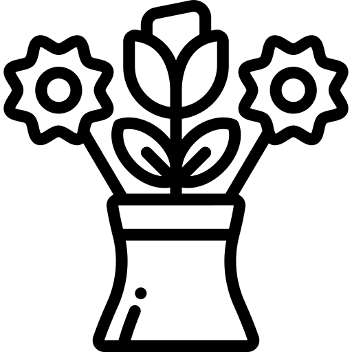 Flower botanical nature flower icon