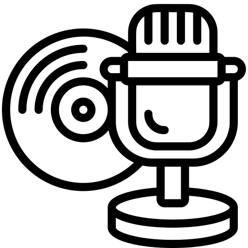 Music musical disc record icon