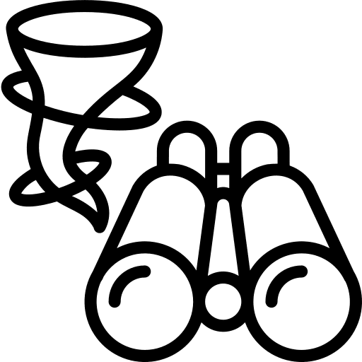 Twister twister insurance binoculars icon
