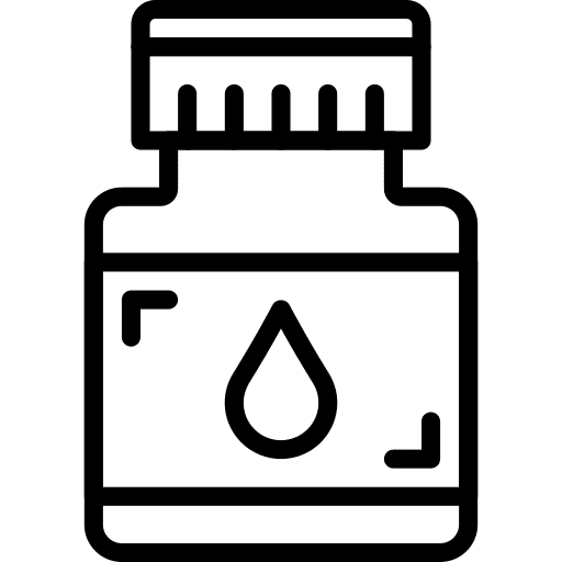 Ink bottle bottle liquid cup icon