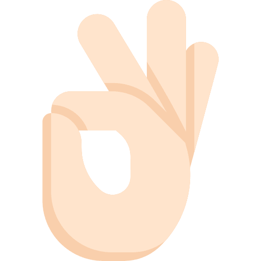 Ok gestures kwait hands icon