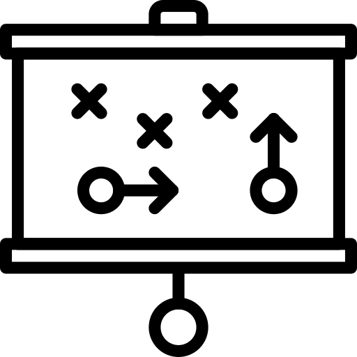 Strategy tactics sport sports icon