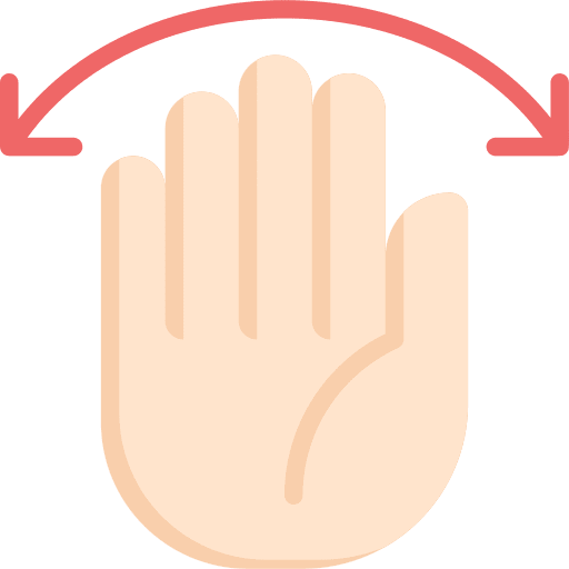 Farewell inclusive deaf hands icon
