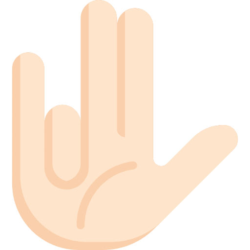 Good hands and gestures good deaf icon