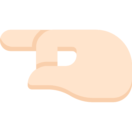 Letter q inclusive hands and gestures deaf icon