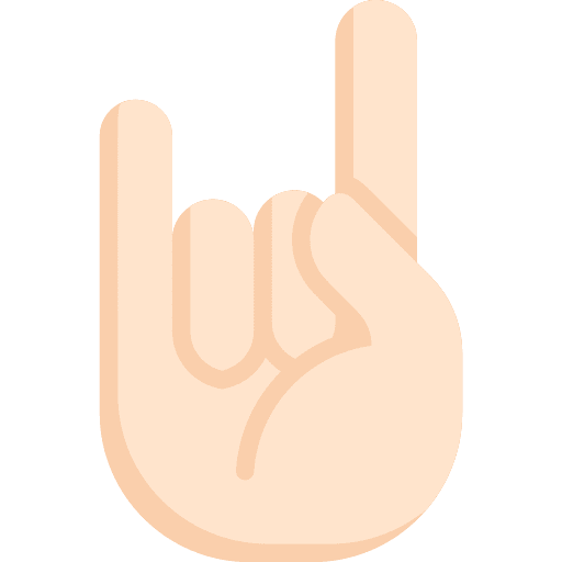 Maloik deaf gestures rock icon
