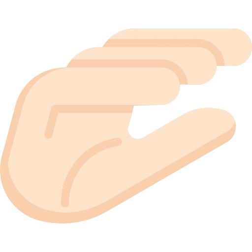 Equality deaf hands and gestures hands icon