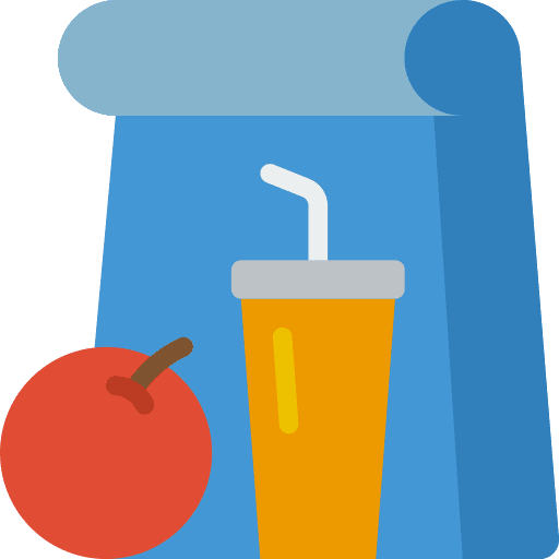 Lunch nutrition school lunch food and restaurant icon