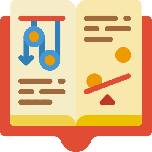 Physics study high school university icon