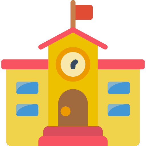 School college high school education icon
