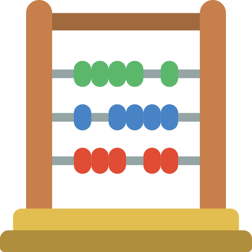 Abacus mathematical maths abacus icon