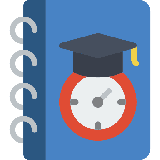 Agenda diary planner schedule icon