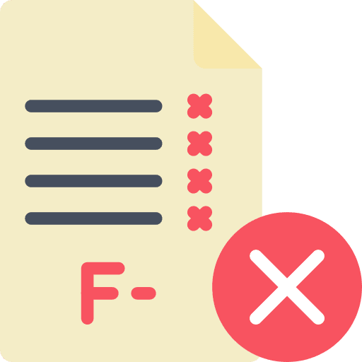 Exam exam archive grades icon