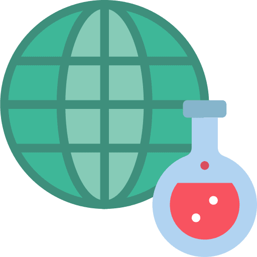 Testing ui flask worldwide icon