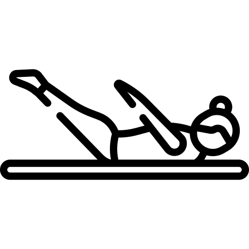 Pilates pilates people pose icon