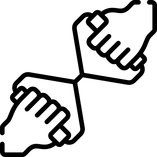 Pilates hands pilates pull icon