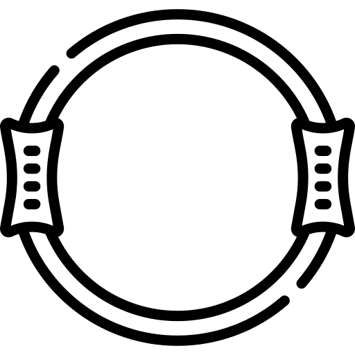 Pilates pilates excersice ring icon