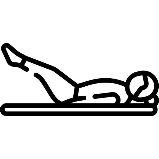 Pilates wellness yoga pose icon