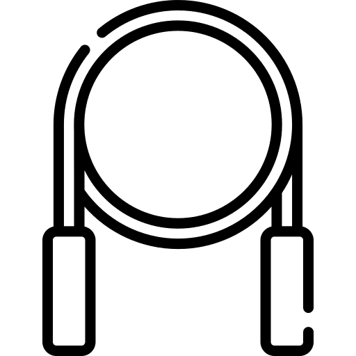 Jump rope skipping rope jump rope training icon