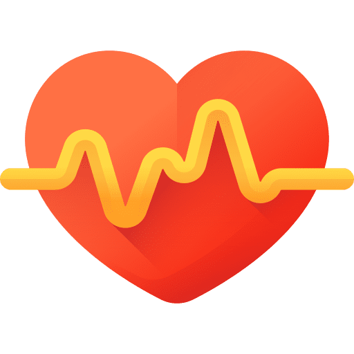 Heart beat cardiogram love cardio icon
