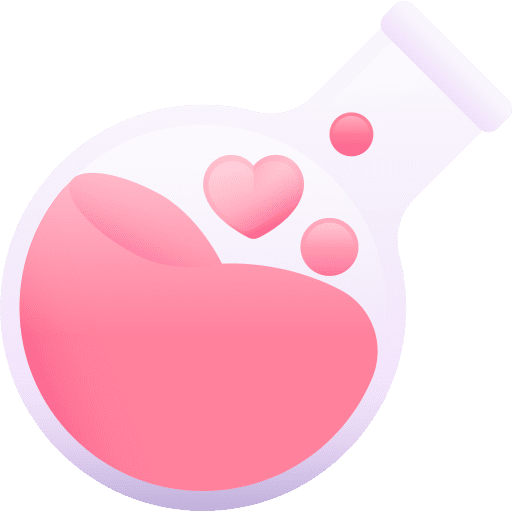 Love potion love and romance potion love icon