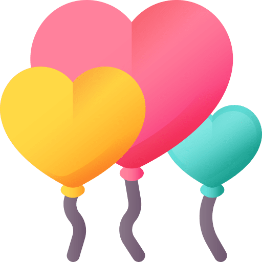 Balloons celebration balloon decoration icon