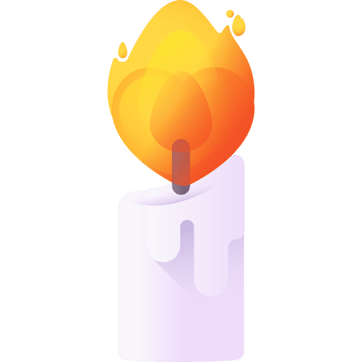 Candle miscellaneous fire flame icon