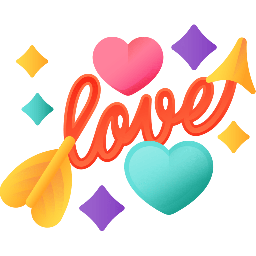 Love love heart romantic icon
