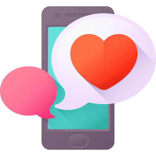 Talk valentines day communications love icon