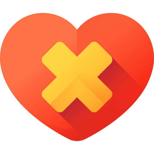 Wounded heart love and romance loving wounded heart icon