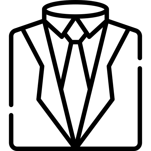 Suit male clothes tuxedo clothing icon