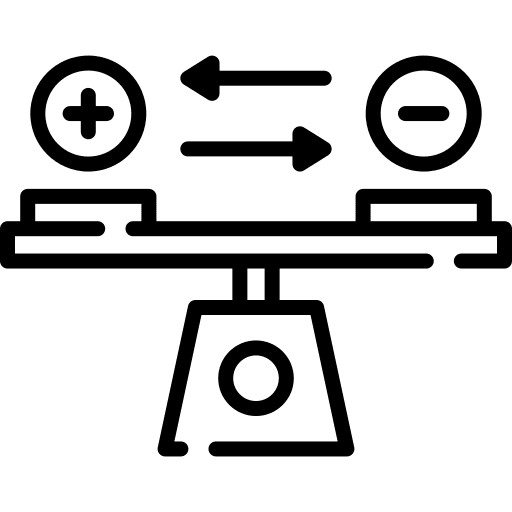 Decision decision scale choice icon