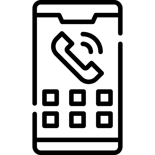 Phone call mobile analytics business and finance phone call icon