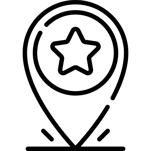 Location security pin map pointer placeholder icon