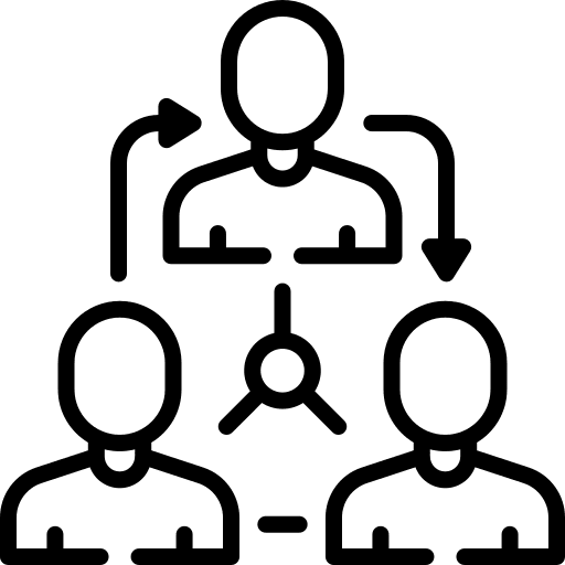 Network leadership group members icon