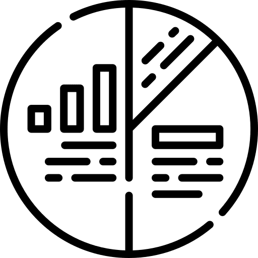 Pie chart pie chart marketing statistics icon