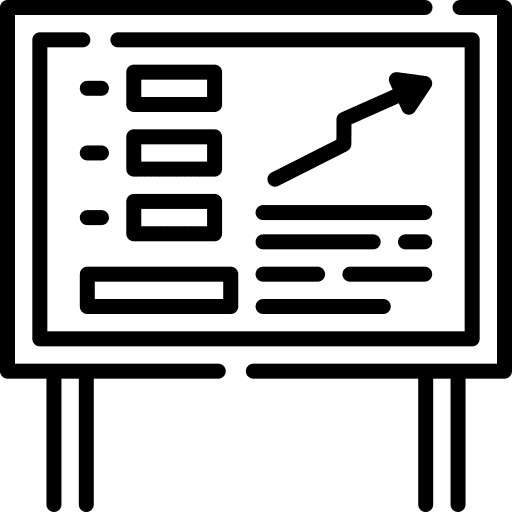 Planning choice business and finance love icon