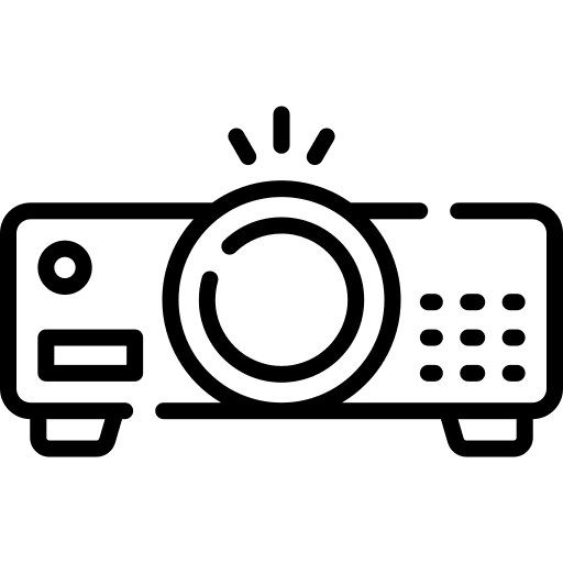 Projector business and finance image advisor icon