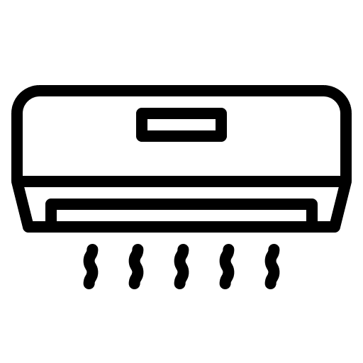 Air conditioner electronics air technology icon