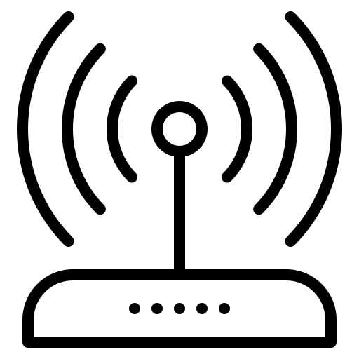 Internet access router wifi router icon