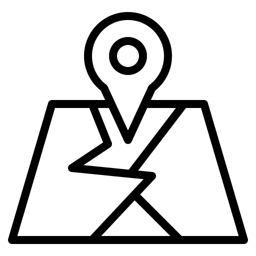 Map location pointer map pointer icon