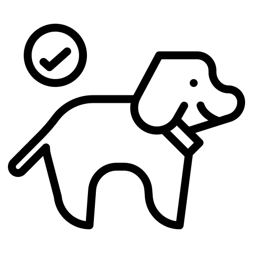 Pet friendly pets hotel animals pet friendly icon